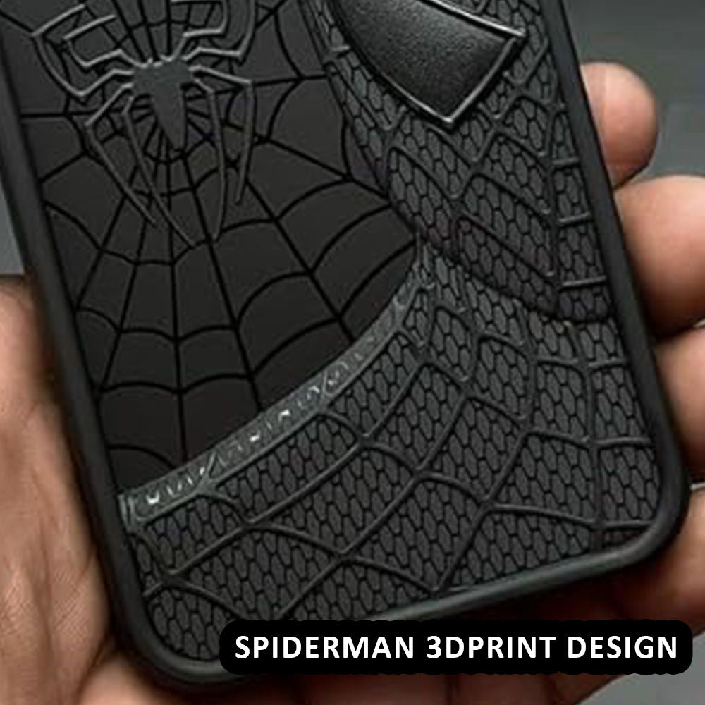 ZEROTO ZR006 Spidey Face Mask Metal Ring Camera Lens Protector Case Cover For iPhone 13 14 15 16