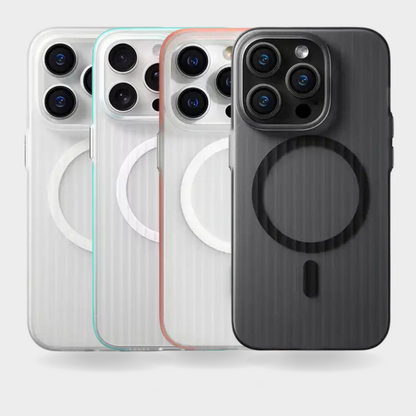 ZEROTO ZR008  Slim Grid Mag-Safe | Matte Finish And Anti-Fingerprint| Raised Bezel Protects Screen & Camera Case Cover For iPhone 13 14 15