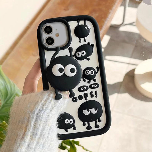ZEROTO ZR002 Cute Emoji 3D Silicone Case Cover For iPhone 12 13 14 15 Pro Plus Max