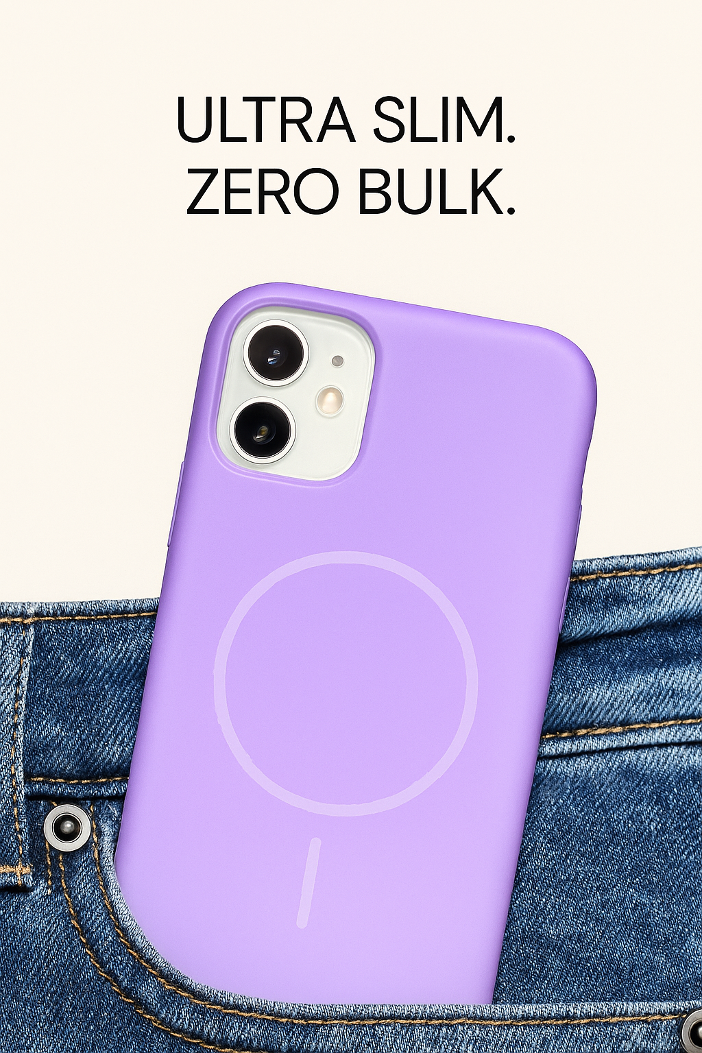 ZEROTO ZR011 Back Case Cover | Matte Slim Fit | Camera Protection | Shockproof Silicone Case