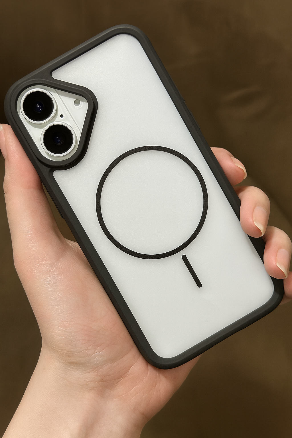 ZEROTO ZR018 Back Case Cover | Soft Matte Mag-Safe | Slim Fit | Camera Protection | Shockproof TPU Case