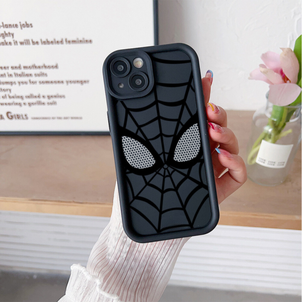 ZEROTO ZR007 Spidey Face Mask Soft Silicone Case Cover For iPhone