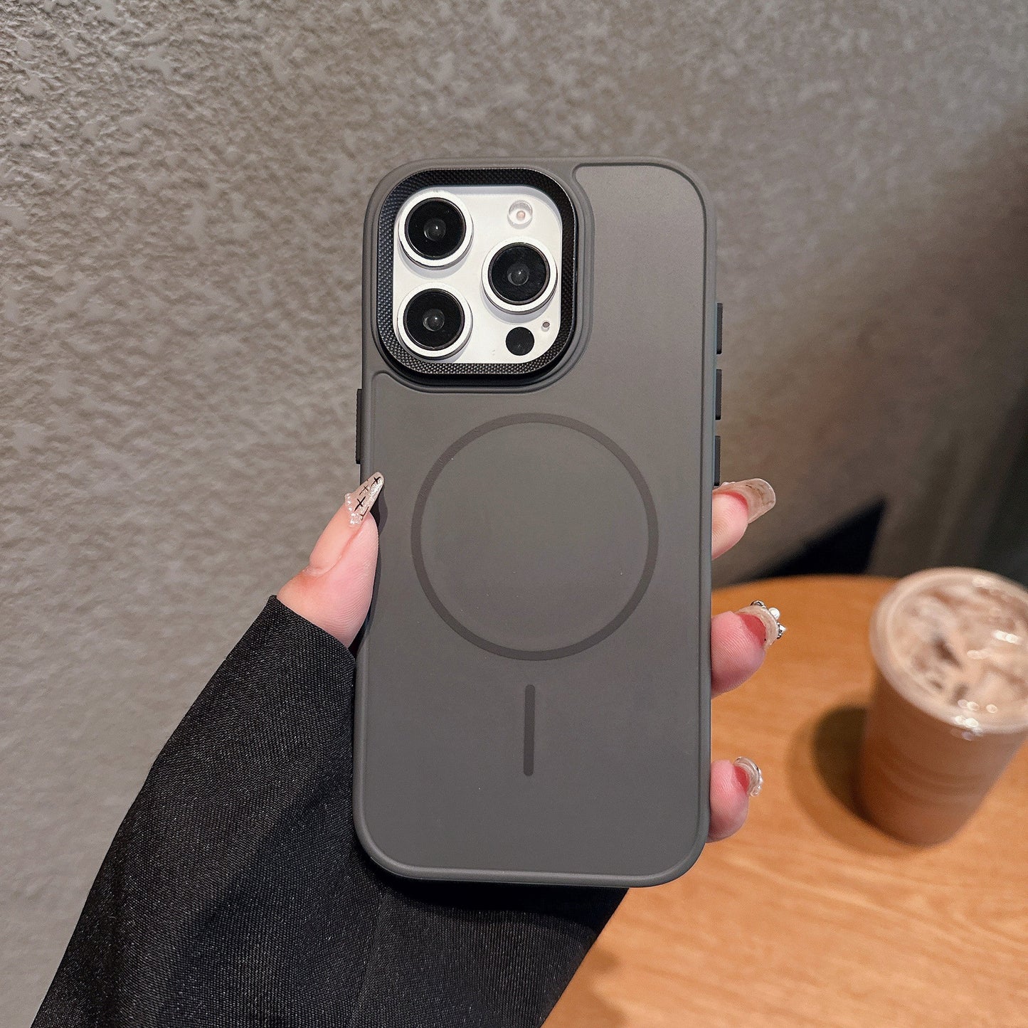 ZEROTO ZR009 | Magnetic Mag-Safe | Spiral Camera Protection Silicone Case