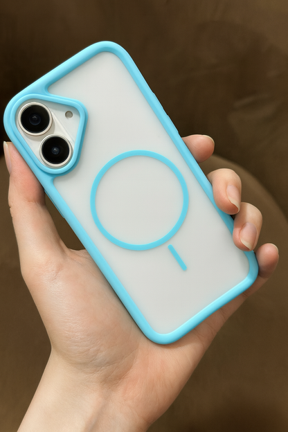 ZEROTO ZR018 Back Case Cover | Soft Matte Mag-Safe | Slim Fit | Camera Protection | Shockproof TPU Case