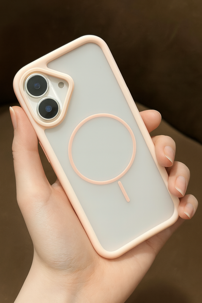 ZEROTO ZR018 Back Case Cover | Soft Matte Mag-Safe | Slim Fit | Camera Protection | Shockproof TPU Case