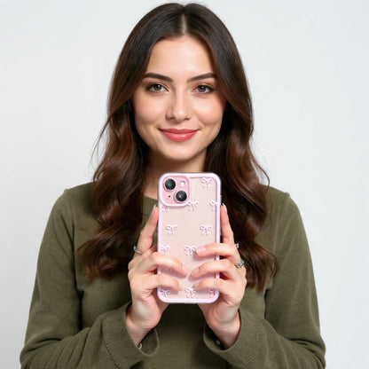 ZEROTO ZR017 Back Case Cover | Bowknot Slim Fit | Camera Protection | Shockproof TPU Case