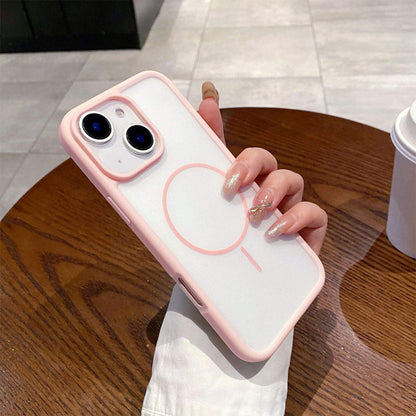 ZEROTO ZR018 Back Case Cover | Soft Matte Mag-Safe | Slim Fit | Camera Protection | Shockproof TPU Case