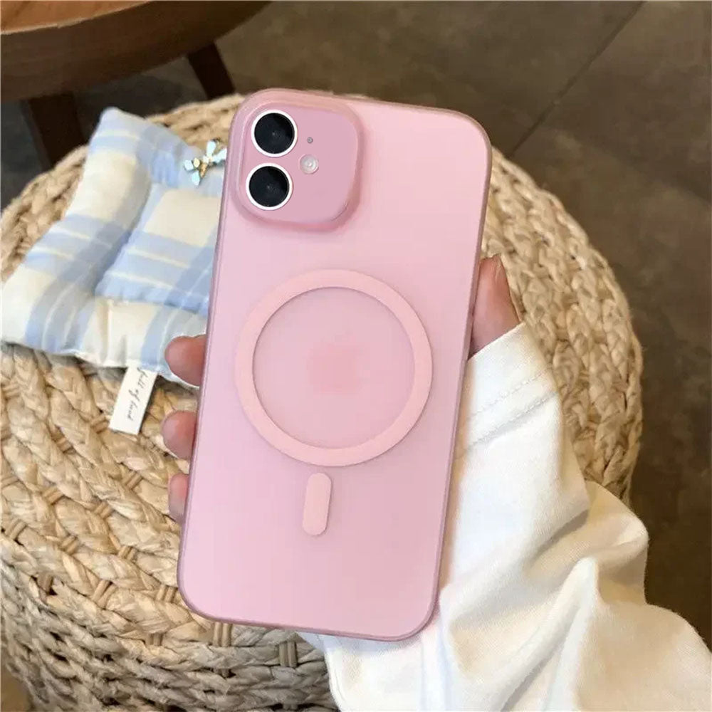 ZEROTO ZR005 Ultra-Thin Matte Magnetic Mag-Safe Wireless Charging Clear Case Cover For iPhone X XR 11 12 13 14 15 16Pro Plus Max (TPU)