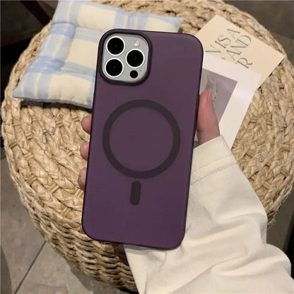 ZEROTO ZR005 Ultra-Thin Matte Magnetic Mag-Safe Wireless Charging Clear Case Cover For iPhone X XR 11 12 13 14 15 16Pro Plus Max (TPU)