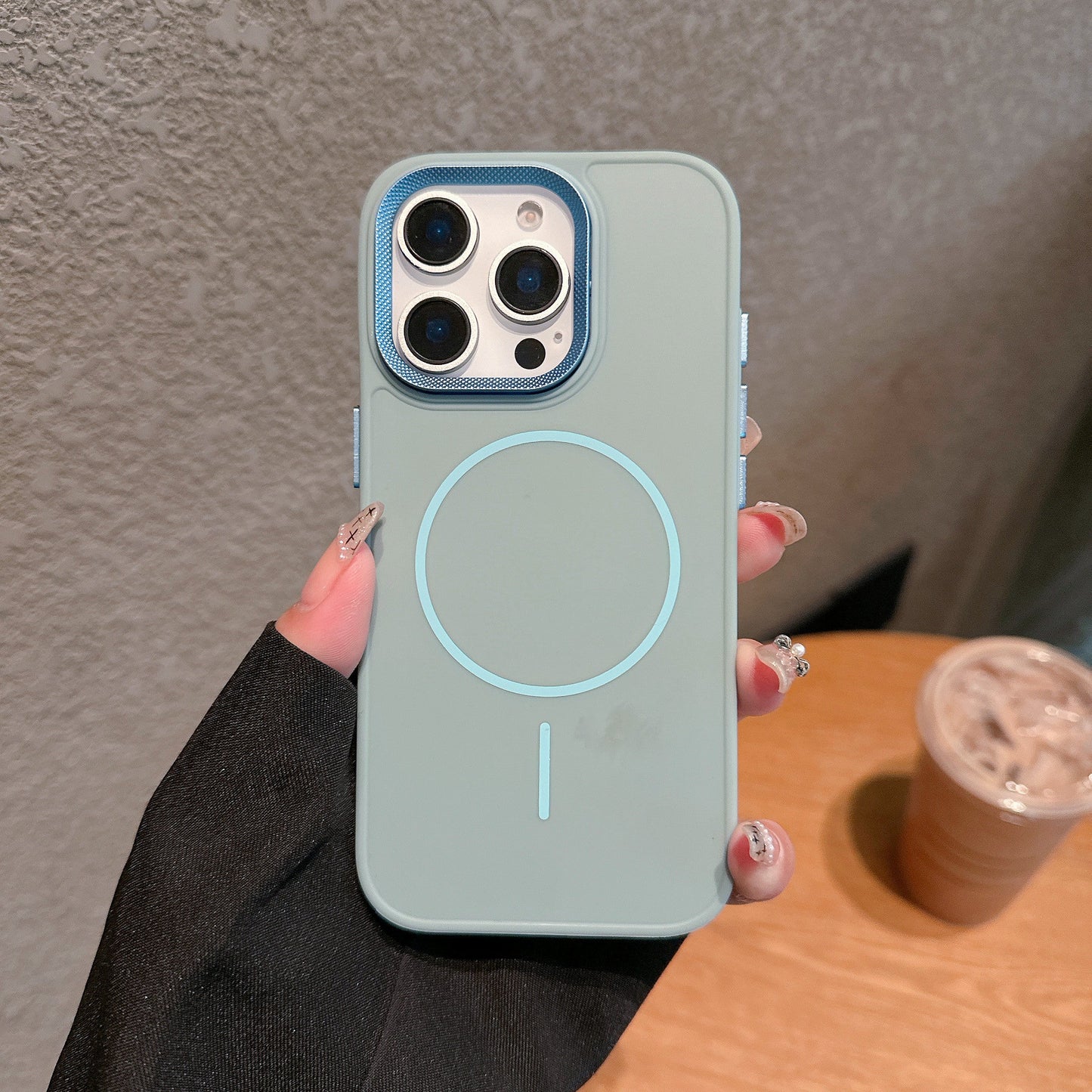 ZEROTO ZR009 | Magnetic Mag-Safe | Spiral Camera Protection Silicone Case