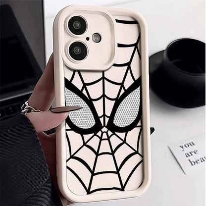 ZEROTO ZR007 Spidey Face Mask Soft Silicone Case Cover For iPhone