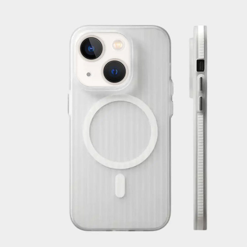 ZEROTO ZR008  Slim Grid Mag-Safe | Matte Finish And Anti-Fingerprint| Raised Bezel Protects Screen & Camera Case Cover For iPhone 13 14 15