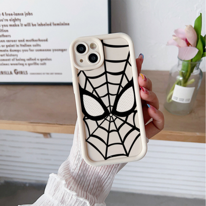 ZEROTO ZR007 Spidey Face Mask Soft Silicone Case Cover For iPhone