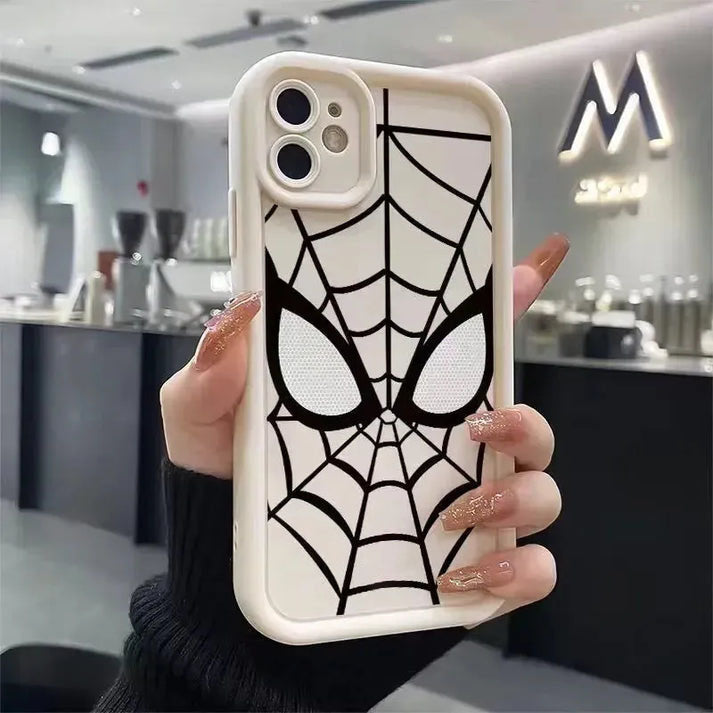 ZEROTO ZR007 Spidey Face Mask Soft Silicone Case Cover For iPhone