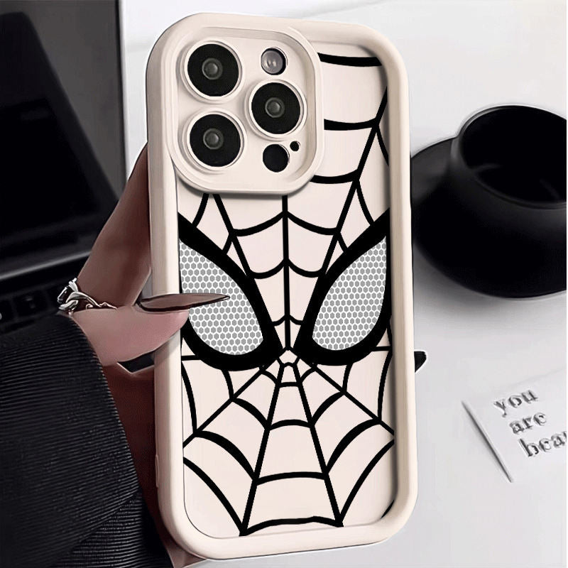 ZEROTO ZR007 Spidey Face Mask Soft Silicone Case Cover For iPhone