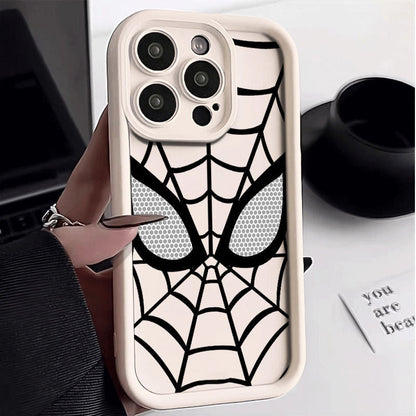 ZEROTO ZR007 Spidey Face Mask Soft Silicone Case Cover For iPhone