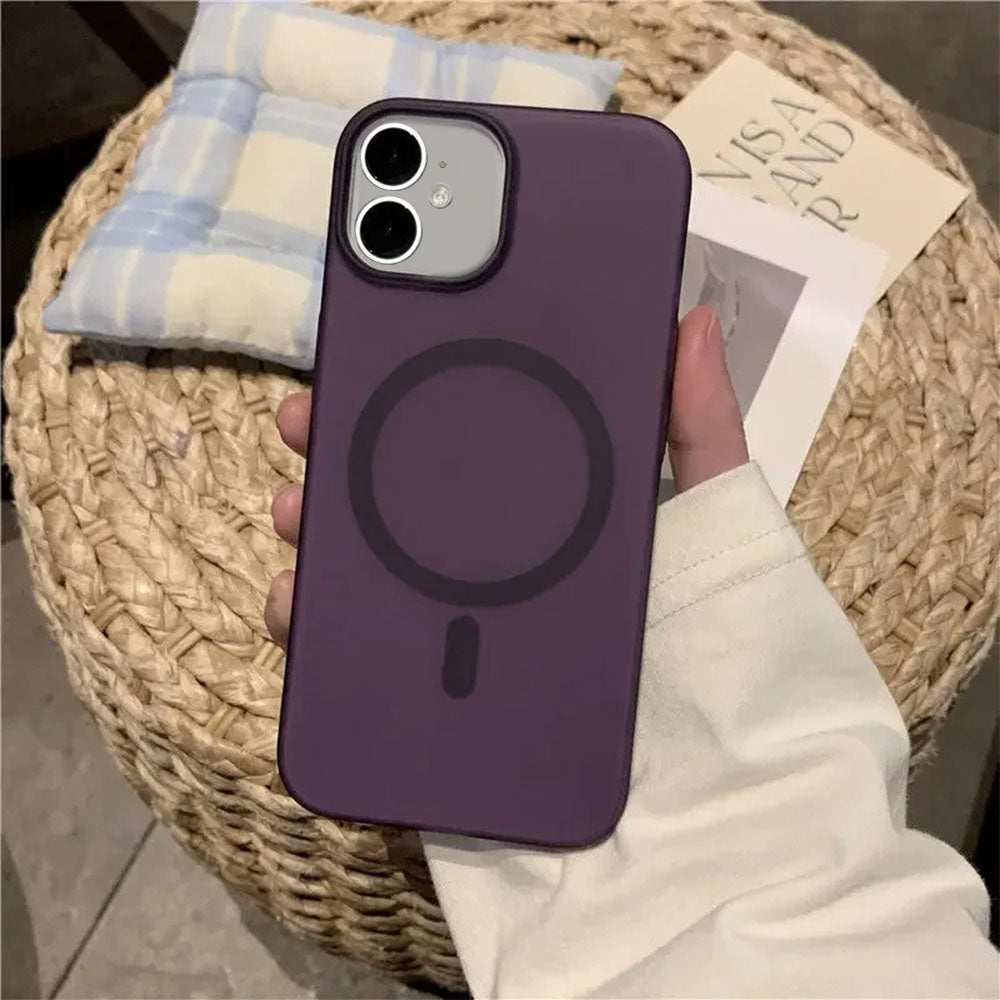 ZEROTO ZR005 Ultra-Thin Matte Magnetic Mag-Safe Wireless Charging Clear Case Cover For iPhone X XR 11 12 13 14 15 16Pro Plus Max (TPU)